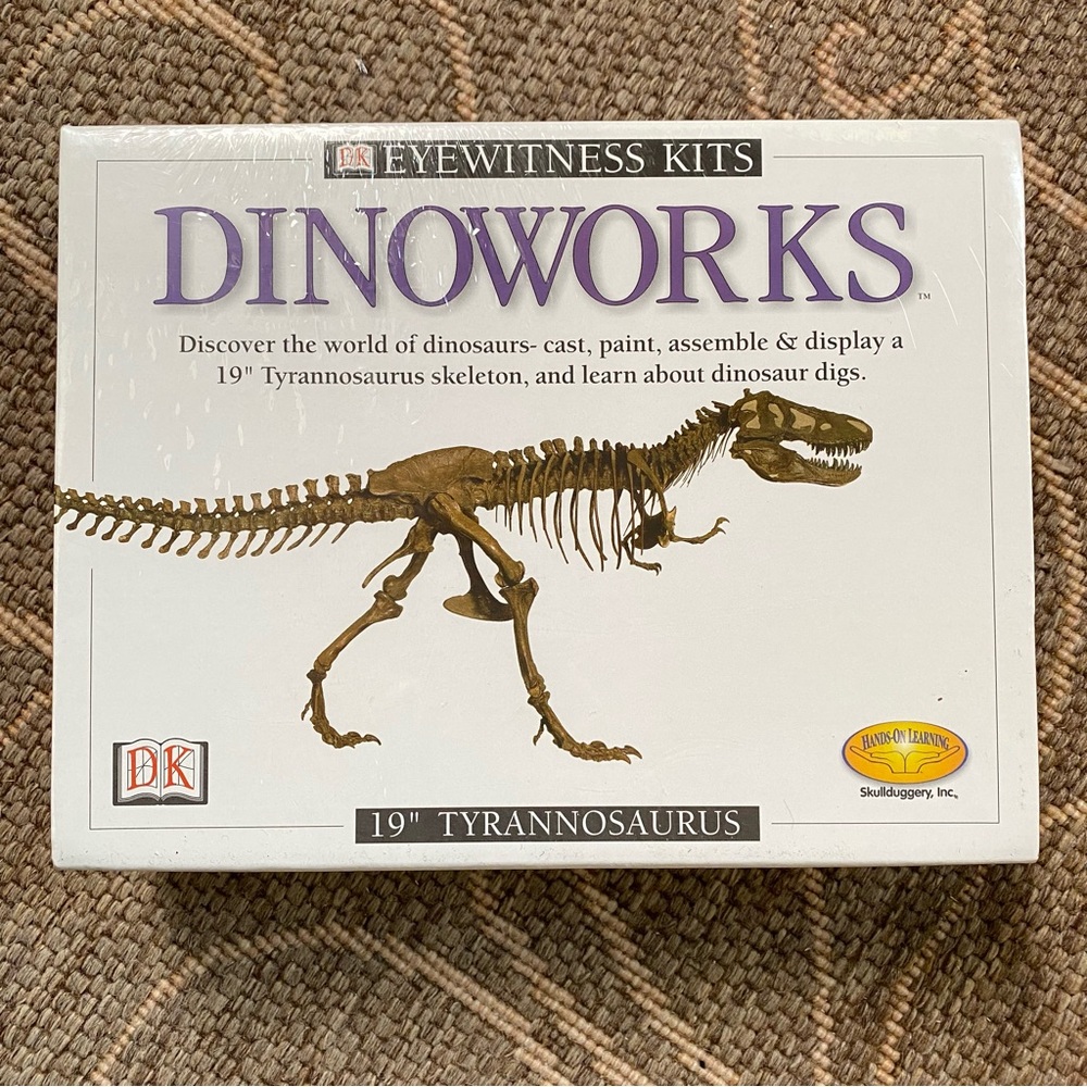 Dinoworks 19" Tyrannosaurus Skeleton Kit - Skullduggery, Vintage